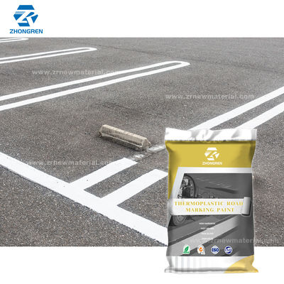 Heating Resistance Thermoplastic Road Paint In Industrial Areas