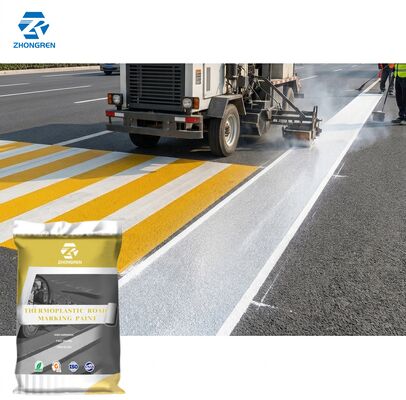 Good stain resistance Durable Cold Spray Road Paint for Highway Safety, Reflective Fast-Drying Paint for Airport Runways and Dock Ports