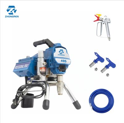 Zhongren 3200PSI Electric Airless Paint Sprayer with Brushless Motor and 8L/MIN Flow Rate for Industrial and DIY Use