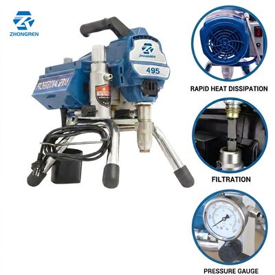 Professional High-Pressure Brushless Plunger Sprayer Power Spray Gun For DIY LatexPaint Coating Airless Paint Sprayer Machine